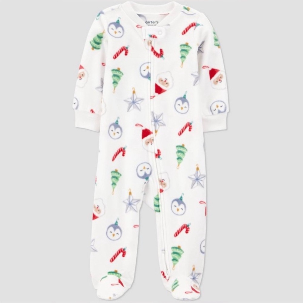 Carter's JOY Baby Christmas Holiday Ornaments Sleep N' Play 3m, 6m, 9m NWT